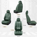 Coverado Seat Covers, Car Seat Covers Front Seats, Car Seat Cover, Car Seat Protector Waterproof, Car Seat Cushion Nappa Leat