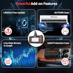 FOXWELL Car Scanner NT604 Elite OBD2 Scanner ABS SRS Transmission, Check Engine Code Reader for Cars and Trucks, Diagnostic