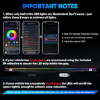 LED Strip Lights for Car Windshield 59in, RGB Ambient Lighting Car Interior with Noise Reduction, 16 Million Colors, Music Mode and Smart Control Car LED Lights Interior