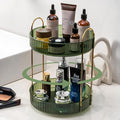 shuang qing Rotating Makeup Organizer for Vanity, High-Capacity Skincare Make Up Storage Perfume Organizers Cosmetic Dresser 
