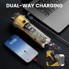 Car Flashlight Emergency Kit, 3000LM Flashlight with Window Breaker & Seatbelt Cutter, Multifunctional Safety Hammer for Vehi