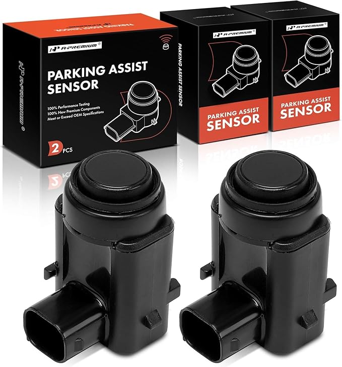 A-Premium 2-PC Rear Reverse Backup Parking Assist Sensor Compatible with Select Ford & Lincoln Models - Expedition 2003, Navigator 2003-2006, Town Car 2003-2005, LS 2004-2006, Replace# 1S7j15K859AA