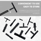 Multipurpose Vacuum Line Kit,6PCS 5Ft Vacuum Hose Automotive+64PCS Vacuum Line Connectors,Max 130PSI Silicone Hose for Variet
