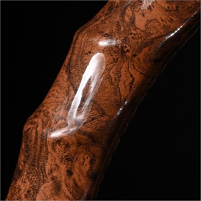 Wood Grain Steering Wheel Cover - Comfortable Grip, Artistic Design, Easy to Install, Universal Fit for Cars, Trucks, Vans & SUVs (Browntm3)