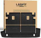LASFIT Cargo & Backrest Mats for Toyota 4Runner 2010-2024 (Only for 7 Seats), All Weather Custom Fit Cargo Liner for Toyota 4 Runner 2025 TPE Mats Seatback Mat & Trunk Mat, Black