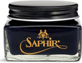 Saphir Medaille d'Or Pommadier Cream 75ml – Natural Cream Leather Shoe Polish, Leather Conditioner for Boots, Handbags