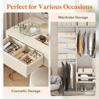 Lifewit 16 Pack Drawer Organizer, Dresser Underwear Drawer Organizer Bins, Foldable Fabric Closet Organizers, Storage Drawer 