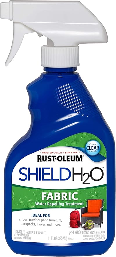 Rust-Oleum 278146 Shield H2O Outdoor Fabric Spray, 11 oz, Clear