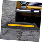 PartyKindom Rubber Parking Stopper Garage Parking Aid for Vehicles Compact Design for Easy Installation for Schools Malls
