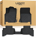LASFIT Floor Mats for Toyota Land Cruiser 2024-2026/ for Lexus GX550 5-Seat with Cool Box 2024-2026, All-Weather Protection TPE 1st & 2nd Row Car Liners for Toyota Accsessories, Black, Easy to Clean