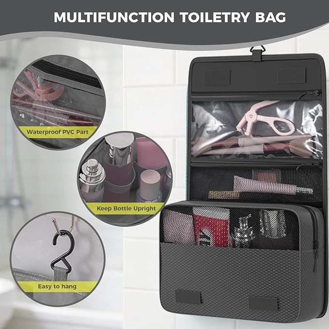 8-Piece Compression Packing Cubes for Travel, Ultralight Luggage Organizer Set with Double Zipper, Space Saving for Suitcase 
