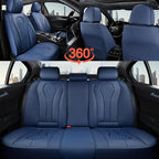 Coverado Seat Covers, Car Seat Covers Full Set, Blue Car Seat Cover, Car Seat Covers Front Seats Back Seat Cover, Waterproof 