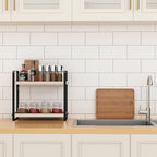 HNRLOY Bathroom Counter Organizer,Bathroom Countertop Organizer,Counter Shelf,Countertop Storage,Organization and Storage,Mak