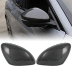 ROCCS Compatible with 2021-2023 Mustang Mach-E Side Mirror Cover Caps Auto Car Mirror Cover Rearview Mirror Guard Covers Replacement Door Side Exterior Decoration Trims Accessories(Bright Carbon)