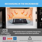 1000g Car Dehumidifier Bag with Non-Slip Dashboard Mat | Microwave Rechargeable Silica Gel Desiccant | Absorbs Moisture & Con