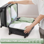 8 Set Packing Cubes for Travel, Gifts for Women Mom,Anti-Tearing Suitcase Organizer for Luggage with Shoe & Hanging Toiletry 