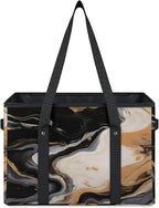 Reusable Grocery Bag Foldable Shopping Tote Bag with Handles Reusable Shopping Bags Large Kitchen Grocery Bags