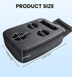 Back Seat Cup Holder for Car, PU Leather Couch Sofa Bed Boat Cup Holder Tray, Organizer for Trucks, Minivans, SUVs, RVs, Vehicles, Holds Drinks, Remote, Snacks, with Side Pockets