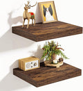 Vivelove 10 Inch Deep Floating Shelves 10 inch Long, 10 x 10 Wide Wall Shelves with Invisible Brackets, for Bedroom Bathroom 