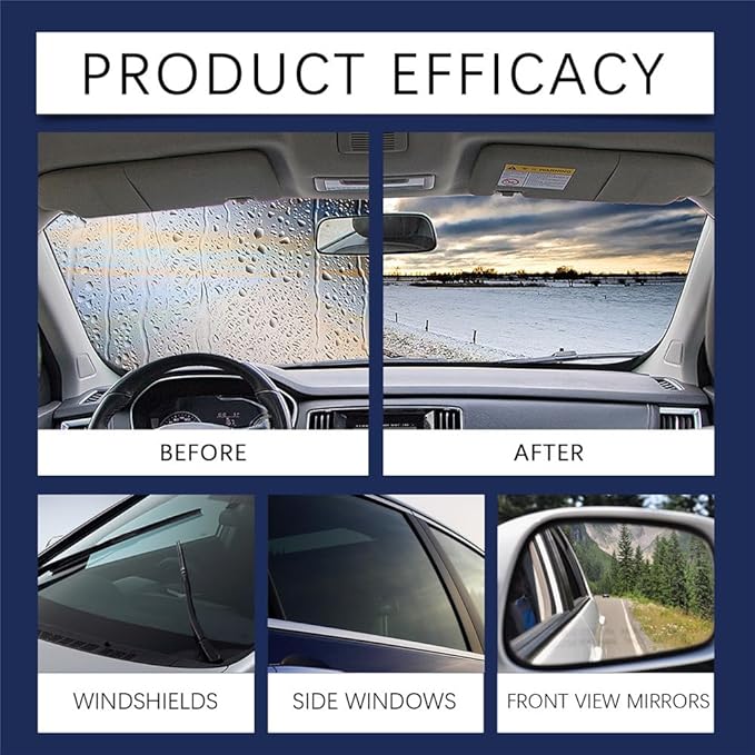 Anti Fog Spray & Rain Repellent Spray for Car Windshield Glass Water Repellent Defogger Spray Waterproof Prevent Fogging for 