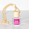 COOLGIRLCANDLES Pink Beaches Car Air Hanging Fragrance Oil Diffuser for Essential Oils, Long Lasting Car Diffuser Bottle