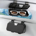 Sunglasses Holder for Car Visor Leather Eyeglasses Organizer Case for BMW X3 X5 X7 X1 3 4 2 5 Series Accessories