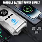 Jump Starter with Air Compressor, 3000A 150PSI Car Battery Jump Starter Portable for Up to 10L Gas 8L Diesel Engine, 12V Car