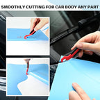 Gomake Vinyl Wrap Guard Cutter Knife Window Tinting Cutter Precision Automotive Safety Cutting Tool for Car Wrapping, Window Tinting,Decals,Signs, Wrap Film and Other Car Vinyl Cutting (W203)