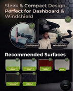 NIRRGO 2-in-1 Dash Cam & Car Phone Holder Mount Bonus-2 Mounting Options Included 1080P HD Loop Recording Dashcam smart App Control, Night Vision G-Sensor Clutter,Easy Setup 32GB SD Card Included