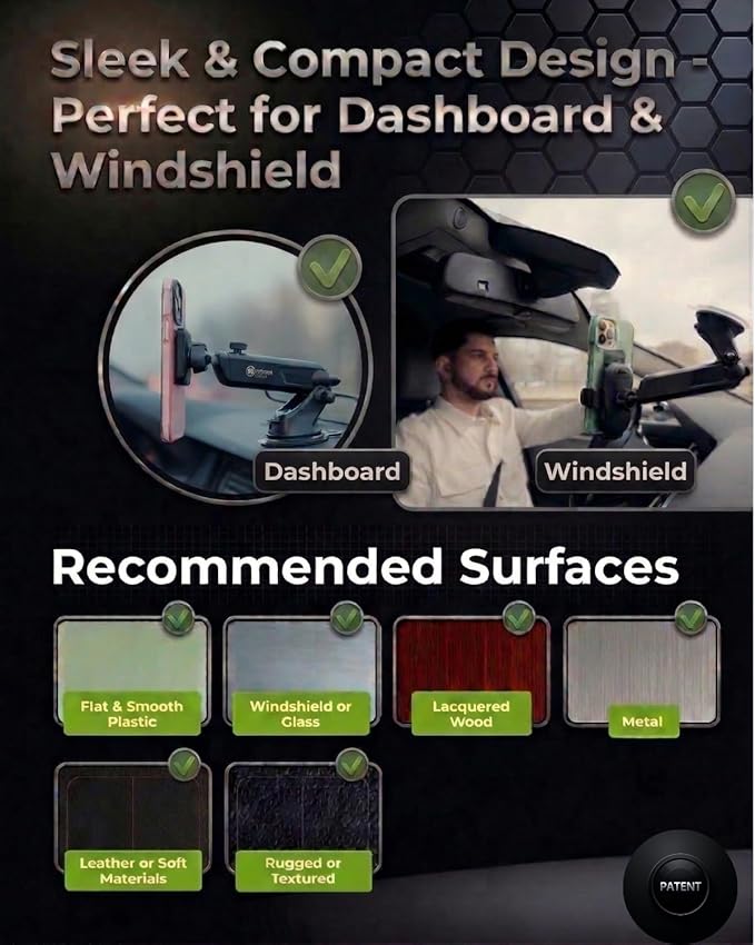 NIRRGO 2-in-1 Dash Cam & Car Phone Holder Mount Bonus-2 Mounting Options Included 1080P HD Loop Recording Dashcam smart App Control, Night Vision G-Sensor Clutter,Easy Setup 32GB SD Card Included