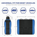 Skechers Memory Foam Seat Covers,Leather Car Seat Covers, Ultimate Comfort & Support Front Seat Covers Airbag Compatible, Aut