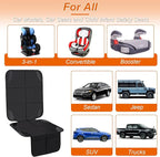 Car Seat Protector,2Pack Car Seat Cushion,with Thickest Padding and Non-Slip Backing,Waterproof 600D Fabric Car Seat Covers w