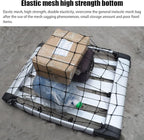 AUCELI Car Cargo Net, 47" x 31.5" Bungee Cargo Net for Roof Top Cargo Racks, Adjustable Luggage Roof Sundries Grid Mesh Bag, Elastic Vehicle Roof Miscellaneous Storage Organizer for SUV Truck