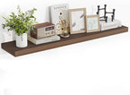 48 Inch Floating Shelves, 48"x9.25"x1.5" Inch Deep Floating Shelves for Wall, Wooden Shelves for Bathroom, Bedroom, Living Ro