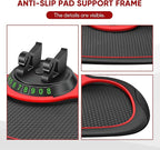 Wuyaoyao Multifunction Car Anti-Slip Mat Auto Phone Holder, PVC Car Dashboard Non-Slip Pad Phone Mount with Temporary Parking