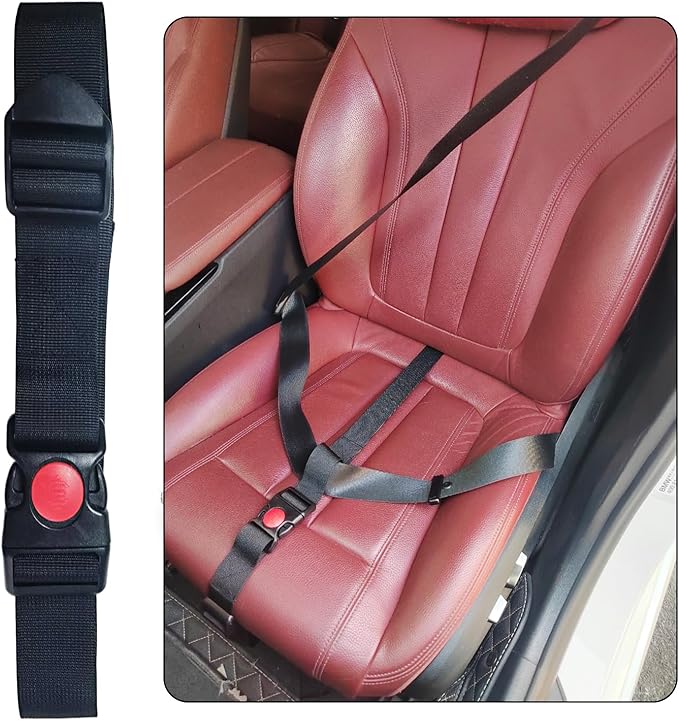 Soft Bump Cushion for Seat Adjustmen Belly Comfort Support Adjuster for Seat Comfort Car Cup Holder Coaster Comfort Pads Buckle Pads Extend Cover Making Shoulder Neck Comfortable Convenient (Black)