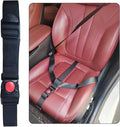 Soft Bump Cushion for Seat Adjustmen Belly Comfort Support Adjuster for Seat Comfort Car Cup Holder Coaster Comfort Pads Buckle Pads Extend Cover Making Shoulder Neck Comfortable Convenient (Black)