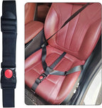 Soft Bump Cushion for Seat Adjustmen Belly Comfort Support Adjuster for Seat Comfort Car Cup Holder Coaster Comfort Pads Buckle Pads Extend Cover Making Shoulder Neck Comfortable Convenient (Black)