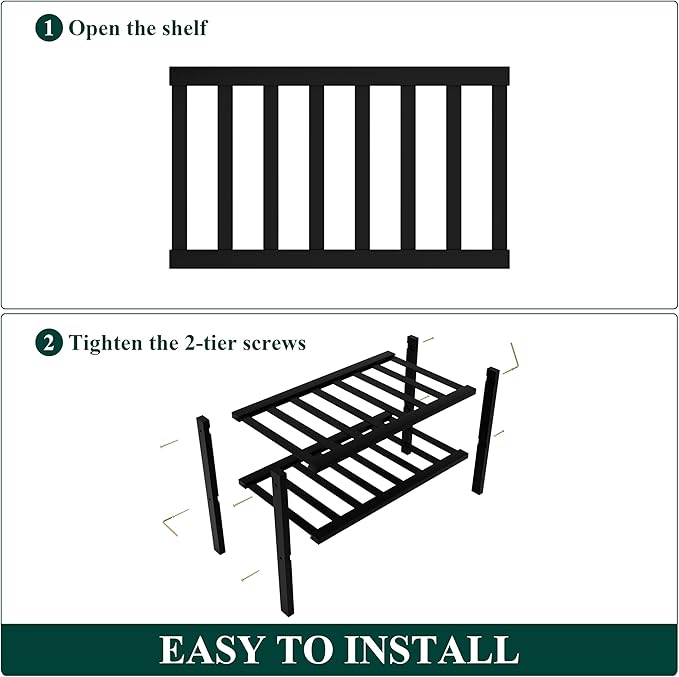 Smiry Shoe Rack, 2 Tier Small Bamboo Shoe Organizer, Stackable Free Standing Wooden Shoe Storage Shelf for Closet, Entryway, 
