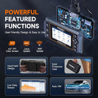 FOXWELL NT614 Elite OBD2 Scanner 4 System Code Reader Scan Engine ABS SRS Transmission, 5 Resets Oil/EPB/ABS