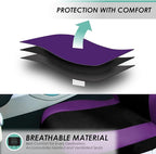 FH Group Car Seat Covers Rear Set Cloth - Universal Fit Automotive Seat Covers, Low Back Front Seat Covers, Solid Back Seat C