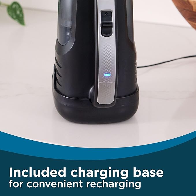 BLACK+DECKER Dustbuster Reveal Handheld Vacuum Cordless, Car Vacuum Portable Cordless, LED Light, Long Run Time, Rechargeable