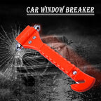 Car Window Breaker, Safety Hammer - Emergency Escape Tool, Window Breaker Seatbelt Cutter, Life Saving Survival Kit with Ligh