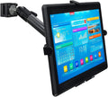 Mount-It! Carbon Fiber Car Headrest Tablet Holder, Back Seat iPad & Tablet Mount for Kids, Adjustable 7–11 Inch Rear Seat Holder for Galaxy & Fire Tablets, Road Trip Travel Mount