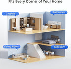 Dehumidifier for Bathroom, Dehumidifiers for Home, Bedroom, Living room with 68 OZ Water Tank, Auto Humidity Control,