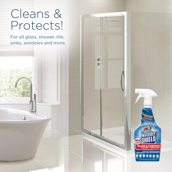 Invisible Shield Glass & Surface Cleaner and Repellent 32 fl. oz. Cleans and Protects against future dirt on multi surfaces b