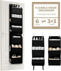 GRANNY SAYS Back of Door Organizer, 6-Shelf Detachable Over the Door Baby Organizer with 8 Pockets, Anti Tilt 40lb Large Capa