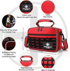 Premium 450 Piece Large First Aid Kit for Home, Travel, Camping, Car, Hiking & Outdoor Emergencies - Emergency Medical Kits, 