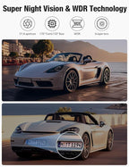 OMBAR Dash Cam Front and Rear 5G WiFi, Dash Cam 4K/2K/1080P+1080P, Dash Camera for Cars with 3.18" LCD Screen, Dashcam Car Ca