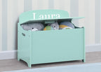 Delta Children Personalized MySize Deluxe Toy Box, Mint